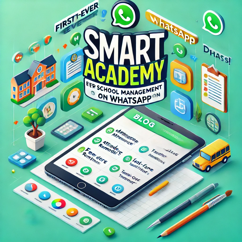 पहली बार – SmartAcademy By WhatsDiscuss: WhatsApp के माध्यम से स्कूल मैनेजमेंट का आधुनिक समाधान