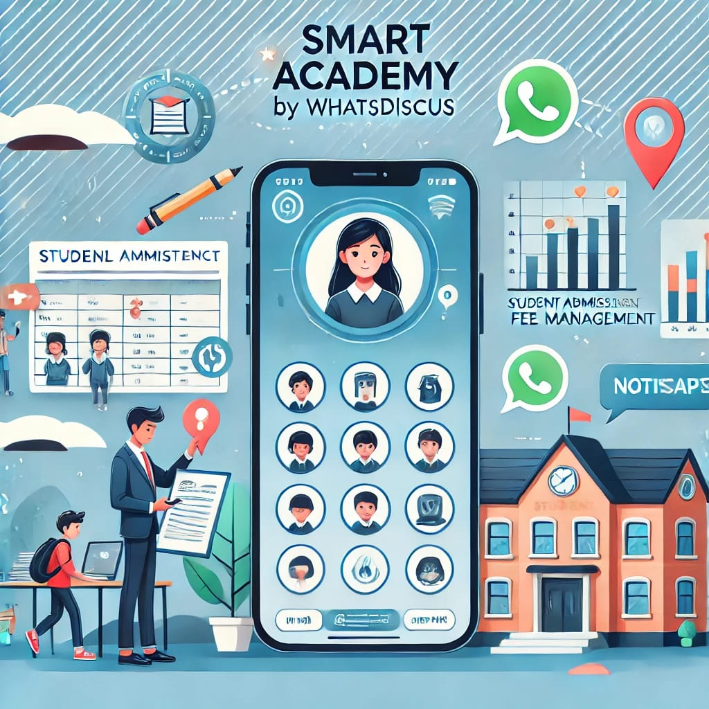 SmartAcademy By WhatsDiscuss: स्कूल/कॉलेज प्रबंधन के लिए एक स्मार्ट डिजिटल समाधान