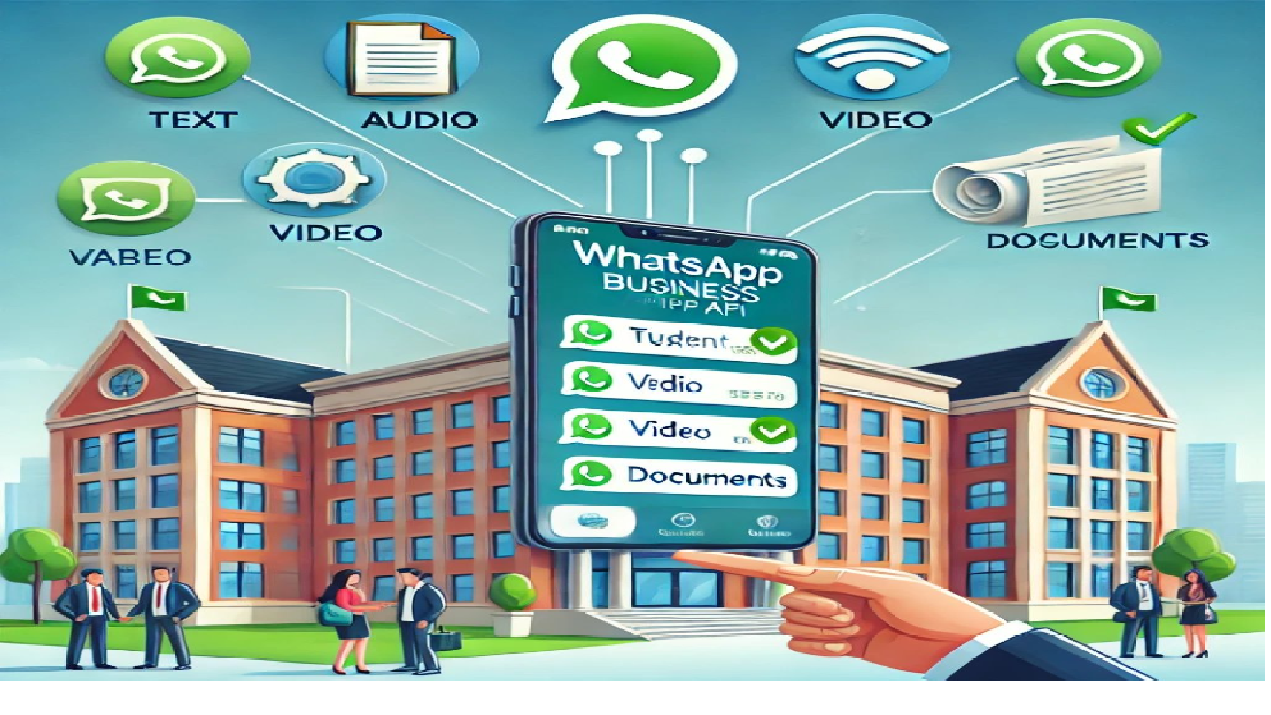 स्कूल/ कॉलेजों के लिए संचार का नया तरीका , Whatsapp Business Api