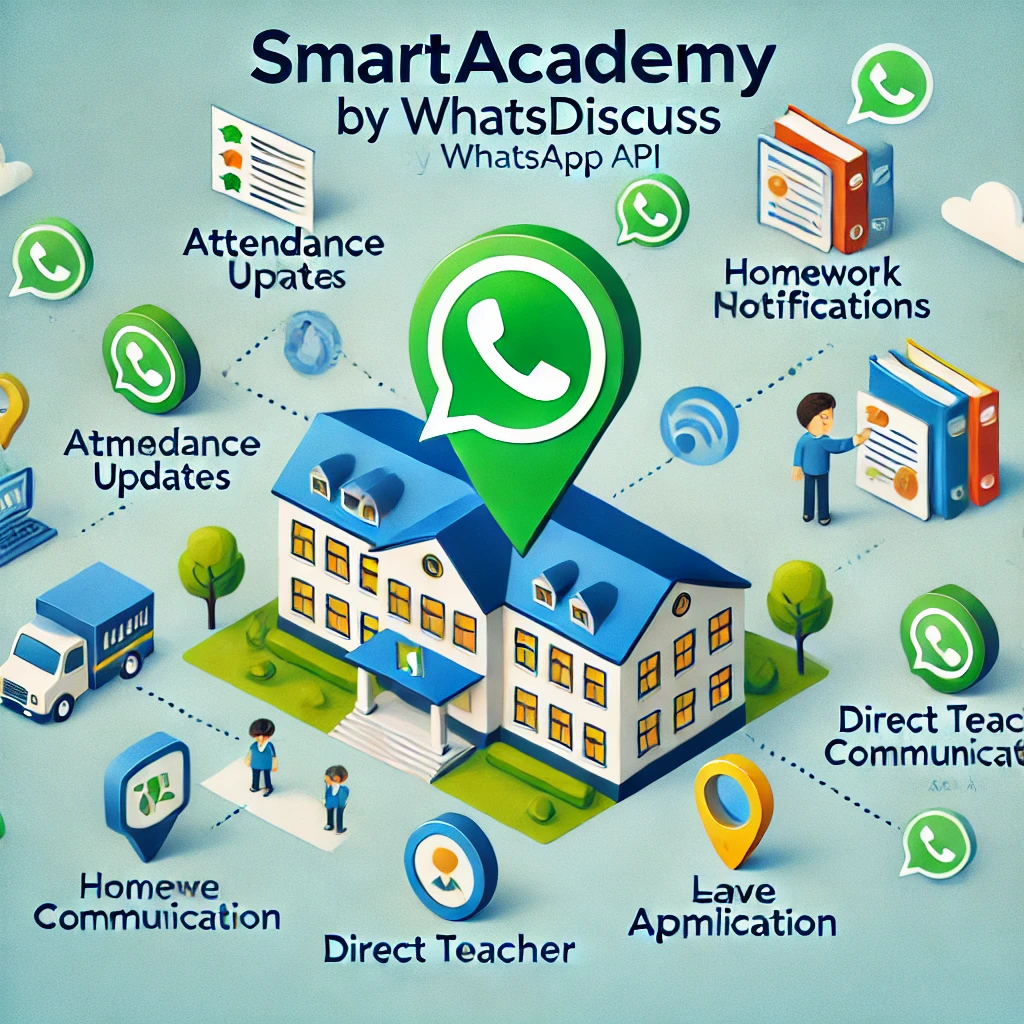 स्कूल और पेरेंट्स के बीच बेहतर संवाद के लिए SmartAcademy by WhatsDiscuss: WhatsApp API का स्मार्ट समाधान