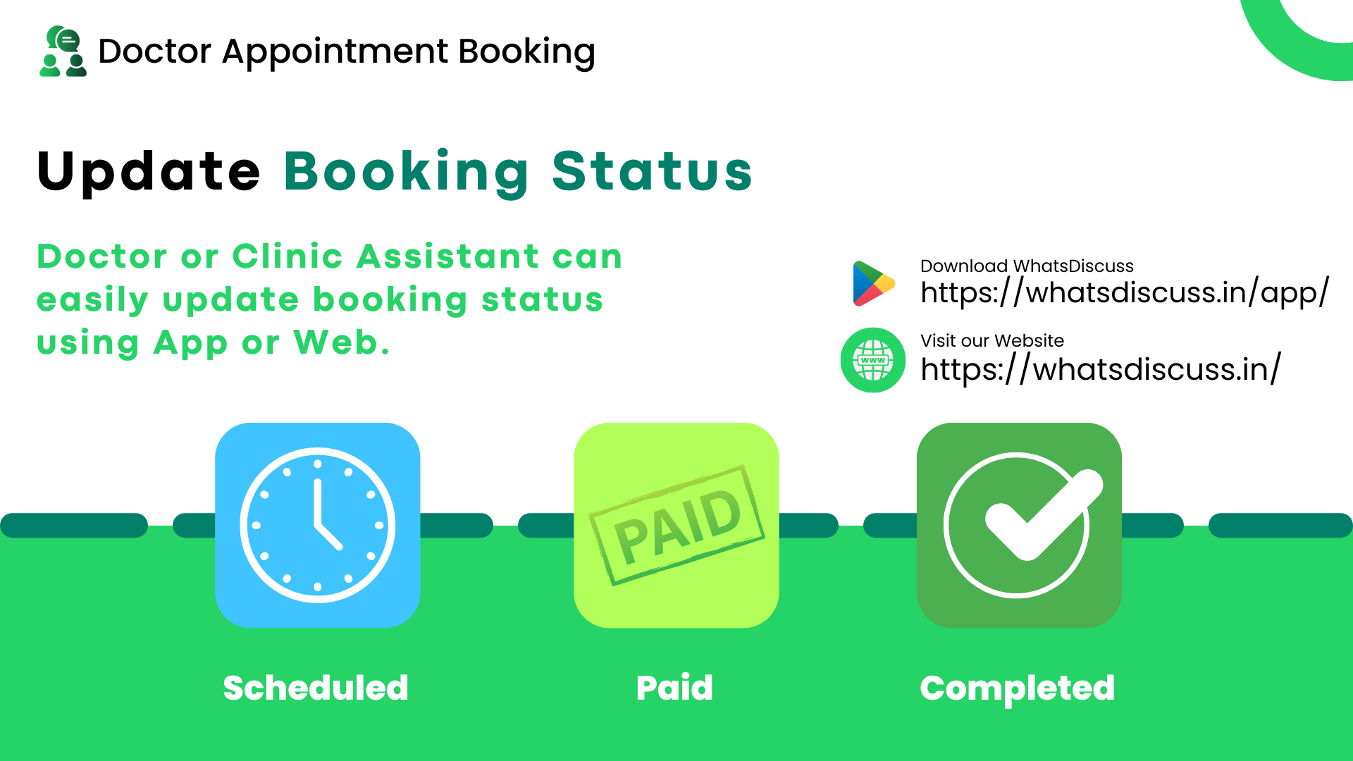 Update booking status