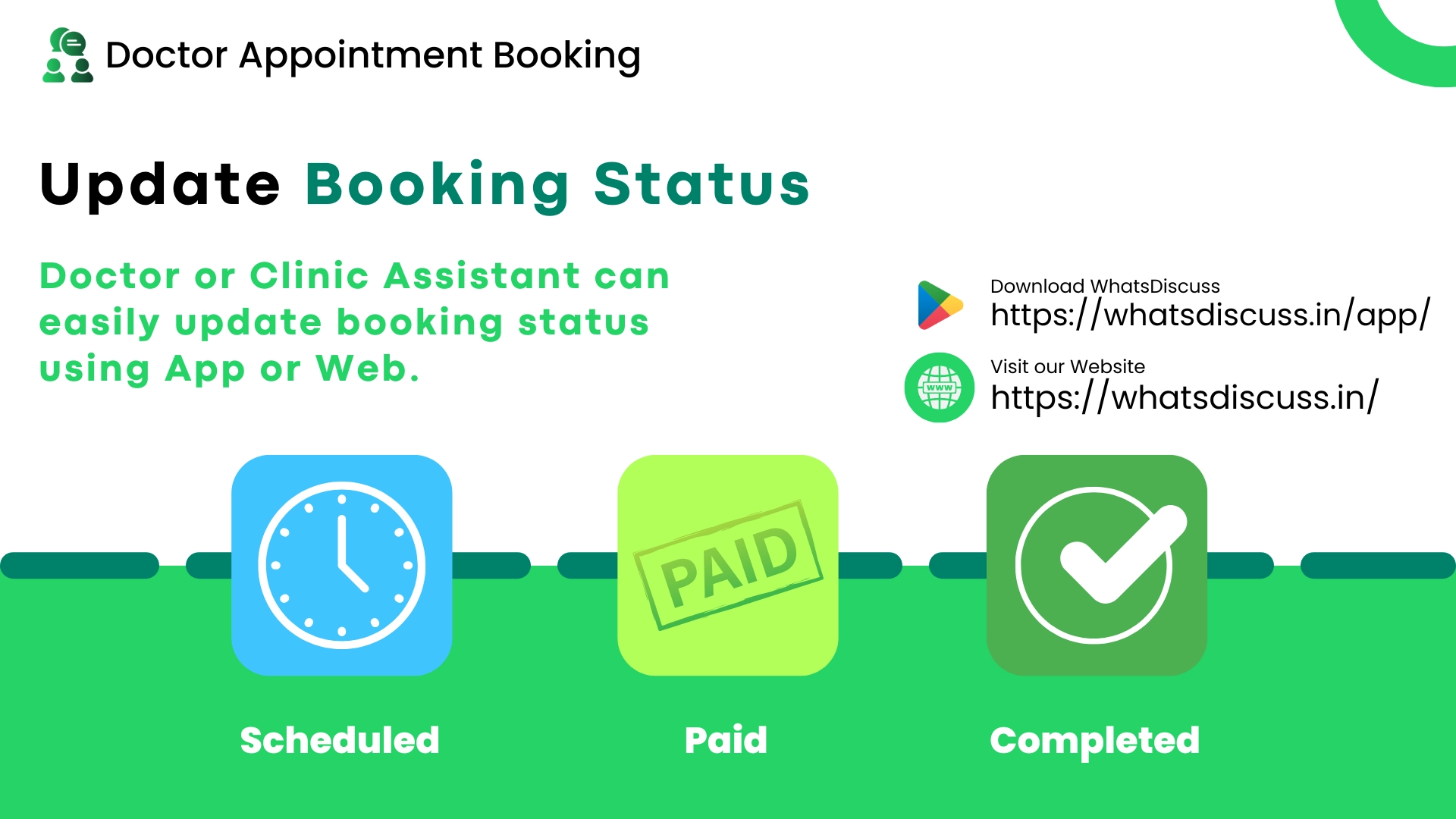 Update booking status