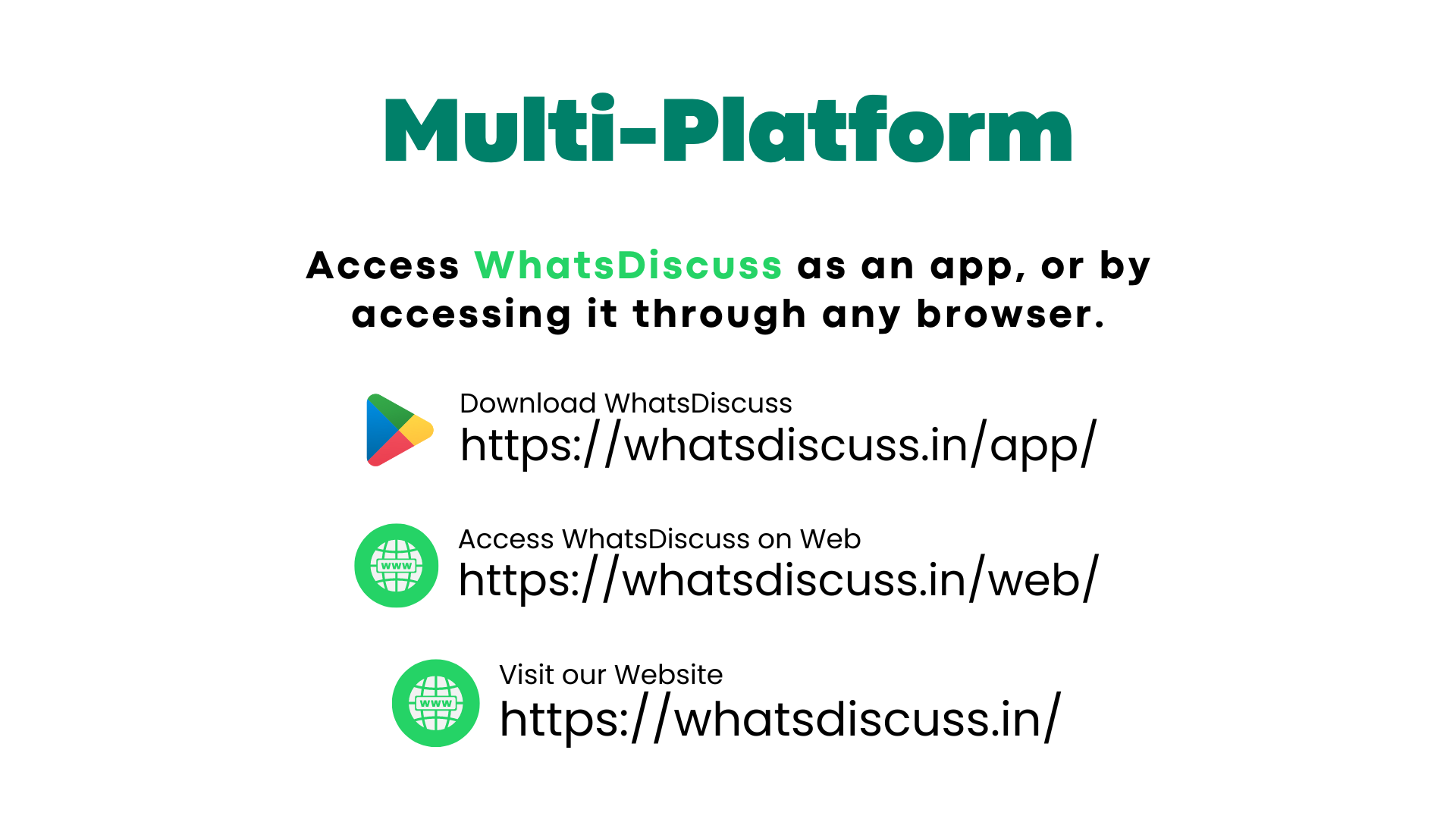 Multi-platform support